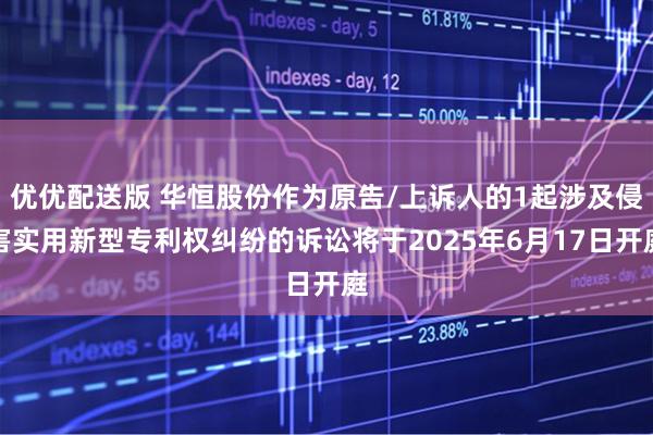 优优配送版 华恒股份作为原告/上诉人的1起涉及侵害实用新型专利权纠纷的诉讼将于2025年6月17日开庭