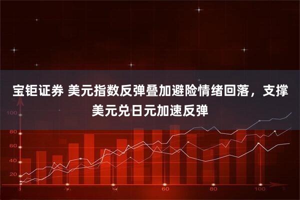 宝钜证券 美元指数反弹叠加避险情绪回落，支撑美元兑日元加速反弹